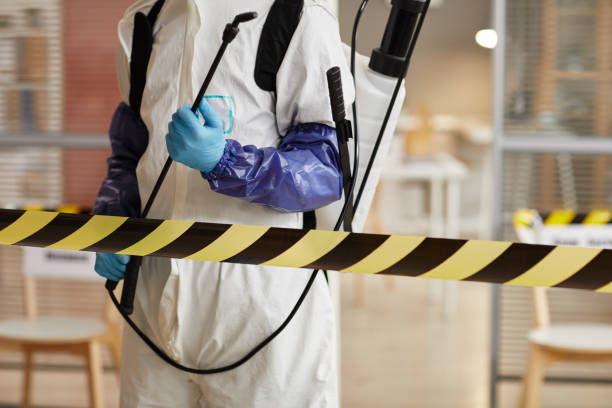 Professional Infectious Disease Decontamination technician working in Hillsborough, NC